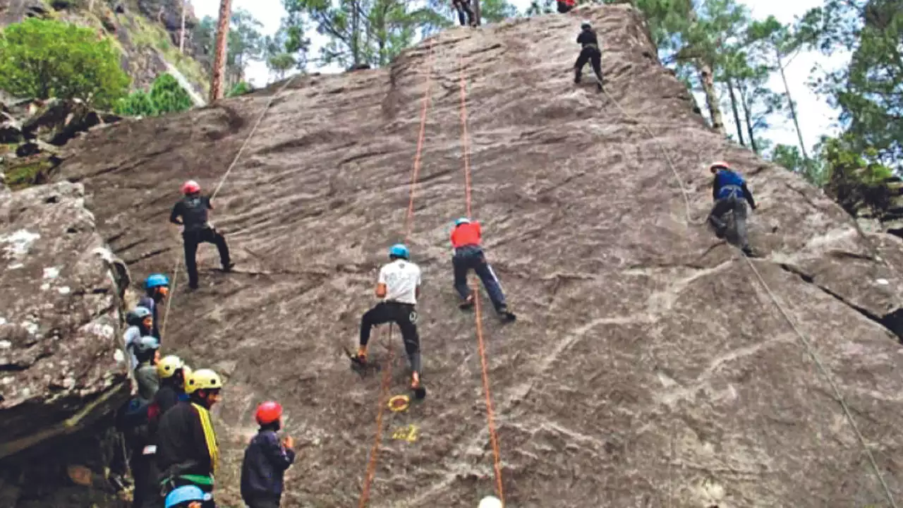 Rock Wall Climbing